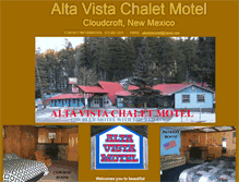 Tablet Screenshot of cloudcroft-motel.com